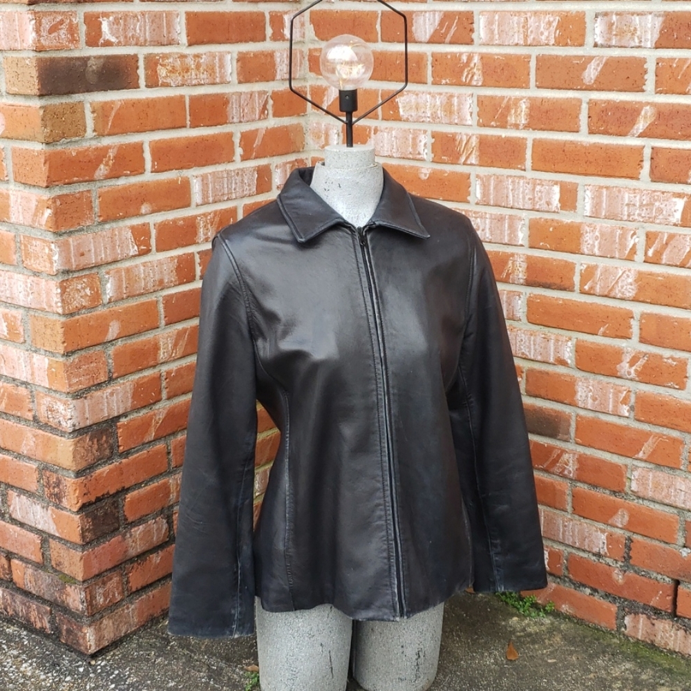 Lightweight Butter Soft Black Leather Jacket